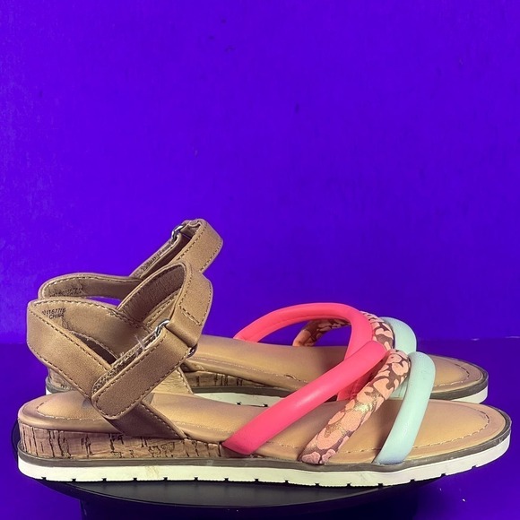 DV Dolce Vita Girl's Multicolor Dame Sandal Shoe Size 12 - Picture 1 of 9